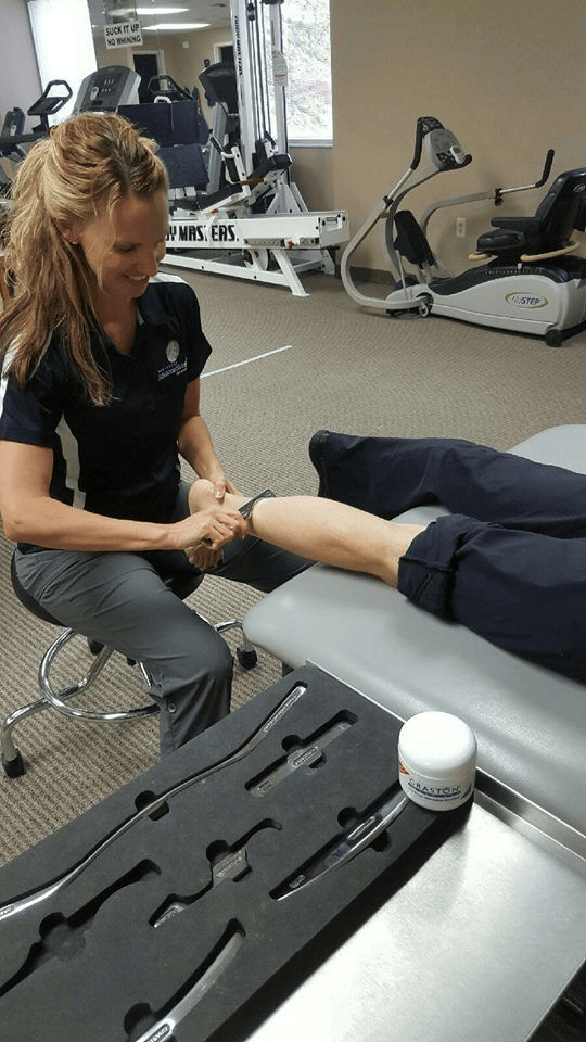 massaging an old injuries